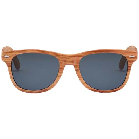 Mira Sonnenbrille in Holzoptik, natur bedrucken, Art.-Nr. 12705106
