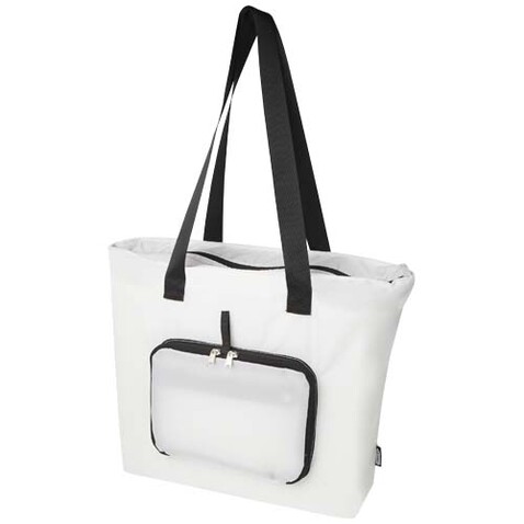 EcoFold faltbare RPET Tragetasche 16 L, weiss bedrucken, Art.-Nr. 13009101