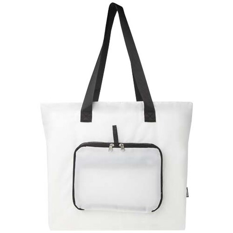EcoFold faltbare RPET Tragetasche 16 L, weiss bedrucken, Art.-Nr. 13009101