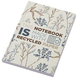 Novella Austen A6 Softcover Notizbuch aus Recyclingmaterial – 100 Blatt, elfenbeinweiß bedrucken, Art.-Nr. 21026202