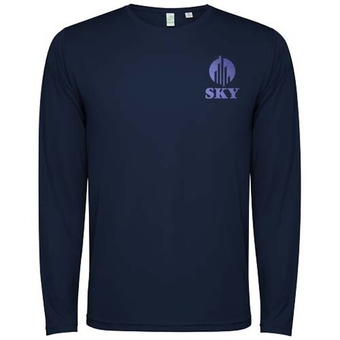 Estoril Langarm-Shirt für Kinder, Navy Blue bedrucken, Art.-Nr. K04321RD Estoril Langarm-Shirt für Kinder, Navy Blue bedrucken, Art.-Nr. K04321RD