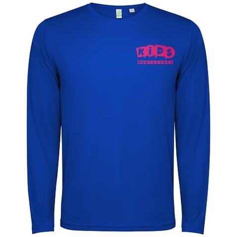 Estoril Langarm-Shirt für Kinder, royalblau bedrucken, Art.-Nr. K04324TM Estoril Langarm-Shirt für Kinder, royalblau bedrucken, Art.-Nr. K04324TM