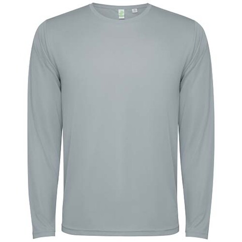Estoril Langarm-Shirt für Kinder, grau bedrucken, Art.-Nr. K0432C4H Estoril Langarm-Shirt für Kinder, grau bedrucken, Art.-Nr. K0432C4H
