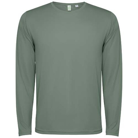 Estoril Langarm-Shirt für Kinder, Laurel green bedrucken, Art.-Nr. K0432D7M