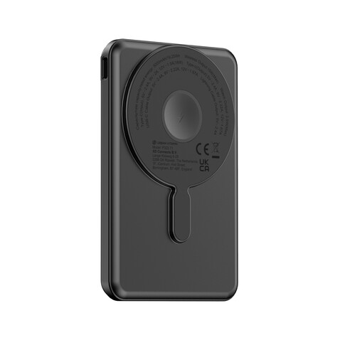 Urban Vitamin Redwood 5-in-1 5.000mAh 20W PD magn. Powerbank schwarz bedrucken, Art.-Nr. P322.7101