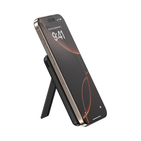 Urban Vitamin Redwood 5-in-1 5.000mAh 20W PD magn. Powerbank schwarz bedrucken, Art.-Nr. P322.7101