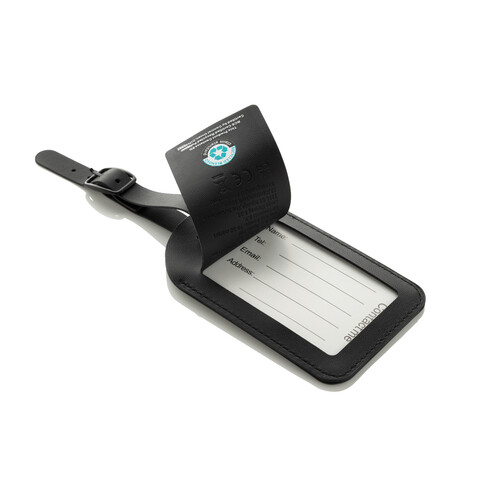 Globefind RCS rPolyester Anhänger mit weltweiter Ortung schwarz bedrucken, Art.-Nr. P301.5501 Globefind RCS rPolyester Anhänger mit weltweiter Ortung schwarz bedrucken, Art.-Nr. P301.5501