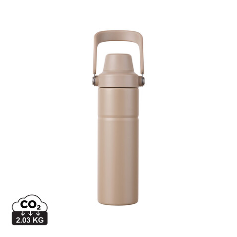 VINGA Baltimore Trek RCS recycelte SS Flasche 600ml greige bedrucken, Art.-Nr. V4300609 VINGA Baltimore Trek RCS recycelte SS Flasche 600ml greige bedrucken, Art.-Nr. V4300609