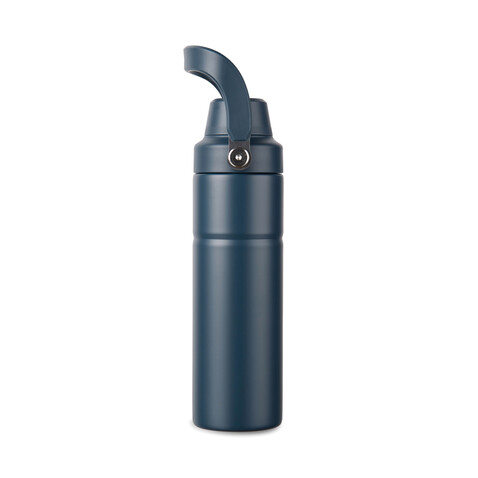 VINGA Baltimore Trek RCS recycelte SS Flasche 600ml navy blau bedrucken, Art.-Nr. V4300605