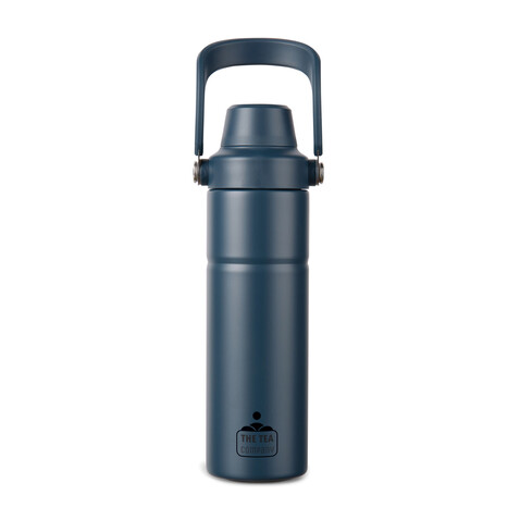 VINGA Baltimore Trek RCS recycelte SS Flasche 600ml navy blau bedrucken, Art.-Nr. V4300605