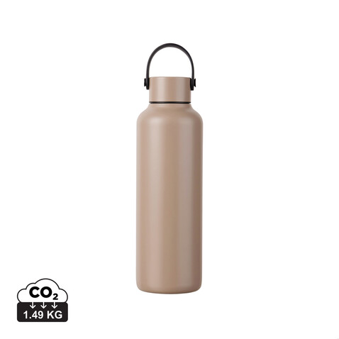 VINGA Baltimore RCS recyc. Edelstahlflasche 600ml greige bedrucken, Art.-Nr. V4300509 VINGA Baltimore RCS recyc. Edelstahlflasche 600ml greige bedrucken, Art.-Nr. V4300509