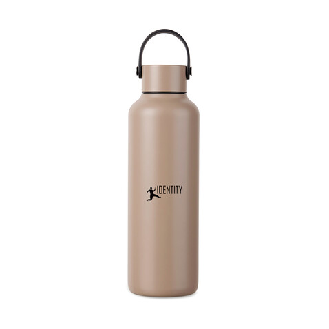 VINGA Baltimore RCS recyc. Edelstahlflasche 600ml greige bedrucken, Art.-Nr. V4300509 VINGA Baltimore RCS recyc. Edelstahlflasche 600ml greige bedrucken, Art.-Nr. V4300509