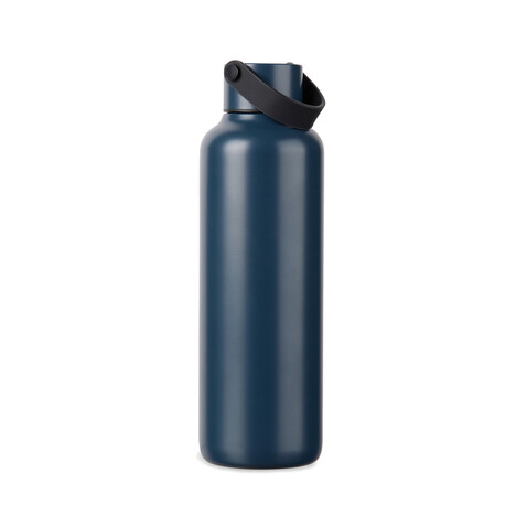 VINGA Baltimore RCS recyc. Edelstahlflasche 600ml navy blau bedrucken, Art.-Nr. V4300505