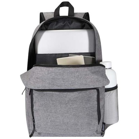 Graphite Deluxe 15" Laptop-Rucksack 20L, heather grau bedrucken, Art.-Nr. 12019000 Graphite Deluxe 15" Laptop-Rucksack 20L, heather grau bedrucken, Art.-Nr. 12019000