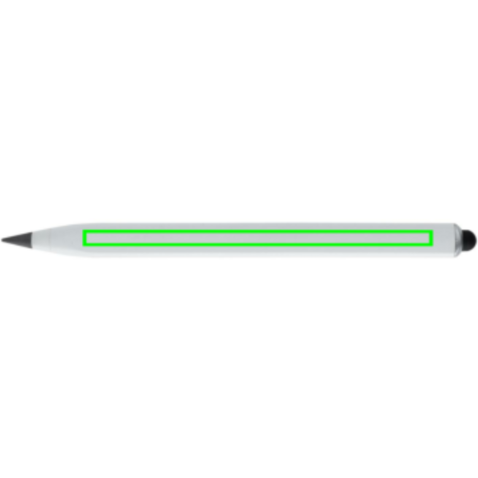 Eon Infinity Multitasking Stift aus RCS recycelt. Aluminium weiß bedrucken, Art.-Nr. P221.013 Eon Infinity Multitasking Stift aus RCS recycelt. Aluminium weiß bedrucken, Art.-Nr. P221.013