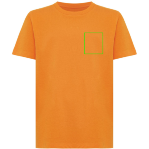 IQONIQ Koli Kids T-Shirt aus recycelter Baumwolle orange bedrucken, Art.-Nr. T6100.044.910 IQONIQ Koli Kids T-Shirt aus recycelter Baumwolle orange bedrucken, Art.-Nr. T6100.044.910