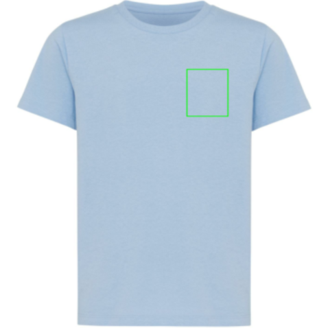 IQONIQ Koli Kids T-Shirt aus recycelter Baumwolle sky blue bedrucken, Art.-Nr. T6100.022.910