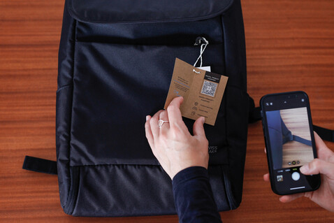 Swiss Peak Aware™ Edin 100% RPET 15,6" Laptop Rucksack schwarz bedrucken, Art.-Nr. P763.4801 Swiss Peak Aware™ Edin 100% RPET 15,6" Laptop Rucksack schwarz bedrucken, Art.-Nr. P763.4801