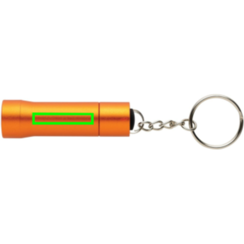 Flash Schlüsselanhänger-Taschenlampe aus RCS rec. Aluminium orange bedrucken, Art.-Nr. P514.0408 Flash Schlüsselanhänger-Taschenlampe aus RCS rec. Aluminium orange bedrucken, Art.-Nr. P514.0408