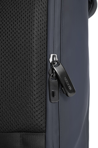 Urban wasserabweisender Flap-Top Rucksack navy blau, schwarz bedrucken, Art.-Nr. P706.2625 Urban wasserabweisender Flap-Top Rucksack navy blau, schwarz bedrucken, Art.-Nr. P706.2625