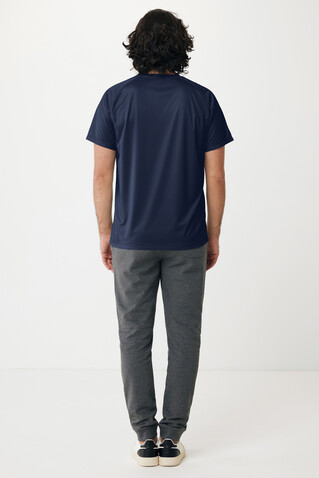 IQONIQ Tikal Sport Quick-Dry T-Shirt aus rec. Polyester navy blau bedrucken, Art.-Nr. T9102.002.XXXL