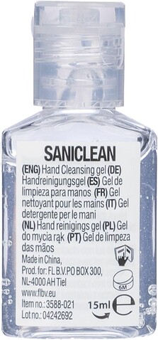 Handgel Saniclean | 15 ml – Neutral bedrucken, Art.-Nr. 021999999_3588 Handgel Saniclean | 15 ml – Neutral bedrucken, Art.-Nr. 021999999_3588