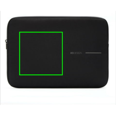 XD Design 16" Laptop Sleeve schwarz, grau bedrucken, Art.-Nr. P706.211
