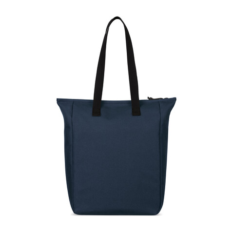 Renew AWARE™ rPET Tragetasche mit Reißverschluss navy blau bedrucken, Art.-Nr. 100804-410 Renew AWARE™ rPET Tragetasche mit Reißverschluss navy blau bedrucken, Art.-Nr. 100804-410