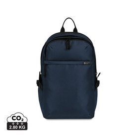 Renew AWARE™ rPET 15&amp;#039;&amp;#039; Laptop-Rucksack navy blau bedrucken, Art.-Nr. 100806-410