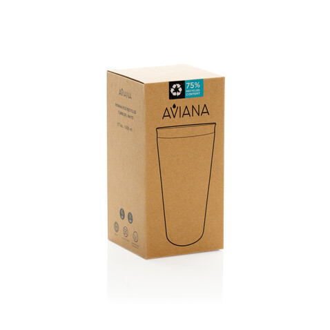 Aviana™ Rowan RCS recycelter Thermobecher 500ml weiß bedrucken, Art.-Nr. 101950-119 Aviana™ Rowan RCS recycelter Thermobecher 500ml weiß bedrucken, Art.-Nr. 101950-119