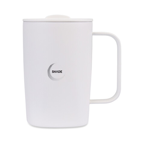 Aviana™ Rowan RCS recycelter Becher 450ml weiß bedrucken, Art.-Nr. 102229-119