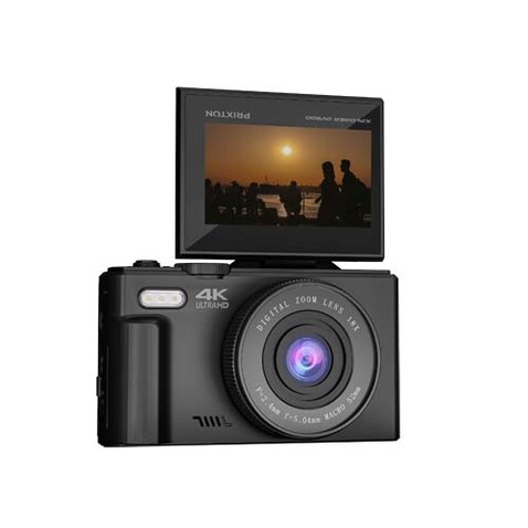 Prixton DV900 XPLORER 4K Digitalkamera, schwarz bedrucken, Art.-Nr. 1PA19590 Prixton DV900 XPLORER 4K Digitalkamera, schwarz bedrucken, Art.-Nr. 1PA19590