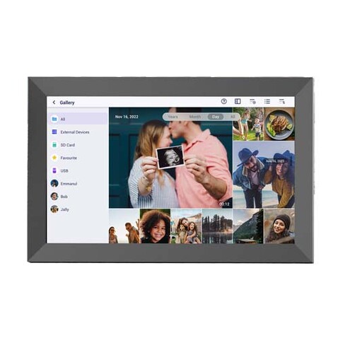 Prixton Prado XL 15,6" digitaler WLAN Fotorahmen, schwarz bedrucken, Art.-Nr. 1PA20690 Prixton Prado XL 15,6" digitaler WLAN Fotorahmen, schwarz bedrucken, Art.-Nr. 1PA20690