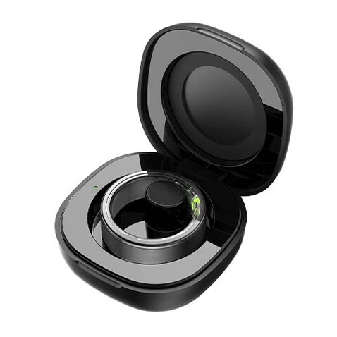 Prixton Orbyt Smart Ring, schwarz, size 8 (18,3 mm) bedrucken, Art.-Nr. 1PA60904