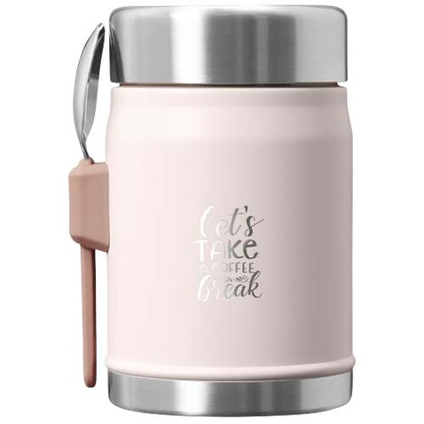 Stanley 400ml Legendary Food Jar Lunchpot mit Göffel, hellrosa bedrucken, Art.-Nr. 10088141 Stanley 400ml Legendary Food Jar Lunchpot mit Göffel, hellrosa bedrucken, Art.-Nr. 10088141