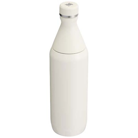 Stanley 600 ml All Day Slim Flasche, creme bedrucken, Art.-Nr. 10088210 Stanley 600 ml All Day Slim Flasche, creme bedrucken, Art.-Nr. 10088210