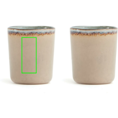 Nomimono Becher, 2er-Set beige bedrucken, Art.-Nr. V432029 Nomimono Becher, 2er-Set beige bedrucken, Art.-Nr. V432029