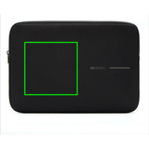 XD Design 14" Laptop Sleeve schwarz, grau bedrucken, Art.-Nr. P706.201