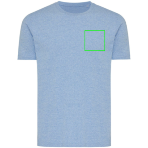 IQONIQ Brett T-Shirt aus recycelter Baumwolle light heather blue bedrucken, Art.-Nr. T9107.042.XXL IQONIQ Brett T-Shirt aus recycelter Baumwolle light heather blue bedrucken, Art.-Nr. T9107.042.XXL