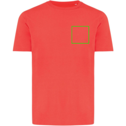 IQONIQ Brett T-Shirt aus recycelter Baumwolle luscious red bedrucken, Art.-Nr. T9107.008.XXXL