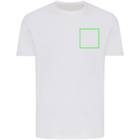 IQONIQ Brett T-Shirt aus recycelter Baumwolle recycled white bedrucken, Art.-Nr. T9107.004.XXS