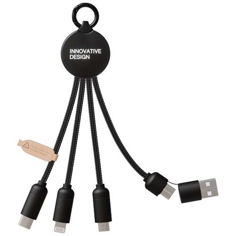 SCX.design C14 20W 5-in-1 Ladekabel, schwarz bedrucken, Art.-Nr. 2PX17990 SCX.design C14 20W 5-in-1 Ladekabel, schwarz bedrucken, Art.-Nr. 2PX17990