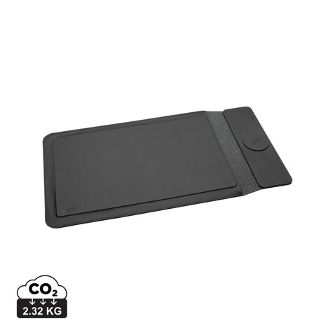 Swiss Peak magnet. 15,6" Laptop-Sleeve mit 15W Ladefunktion schwarz bedrucken, Art.-Nr. P309.0701