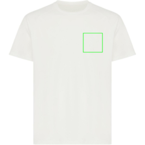 IQONIQ Tikal Sport Quick-Dry T-Shirt aus rec. Polyester weiß bedrucken, Art.-Nr. T9102.004.XL