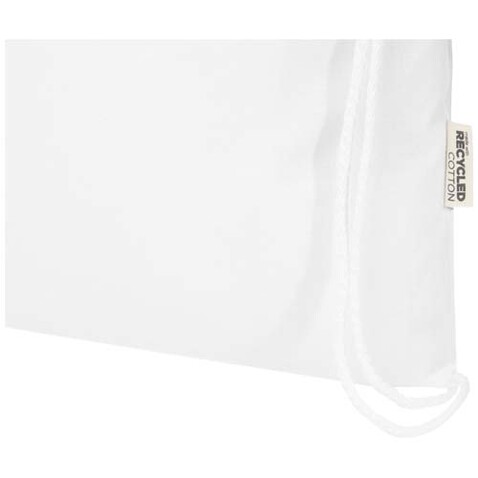 Oregon Blend 140 g/m² GRS-recycelter Turnbeutel 5 L, weiss bedrucken, Art.-Nr. 12076101 Oregon Blend 140 g/m² GRS-recycelter Turnbeutel 5 L, weiss bedrucken, Art.-Nr. 12076101