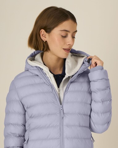 Stella Voyager 2.0 - Die wattierte Damen-Jacke - Lavender - XS bedrucken, Art.-Nr. STJW191C063XS Stella Voyager 2.0 - Die wattierte Damen-Jacke - Lavender - XS bedrucken, Art.-Nr. STJW191C063XS