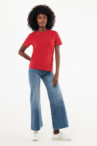 IQONIQ Brett T-Shirt aus recycelter Baumwolle rot bedrucken, Art.-Nr. T9107.029.XS