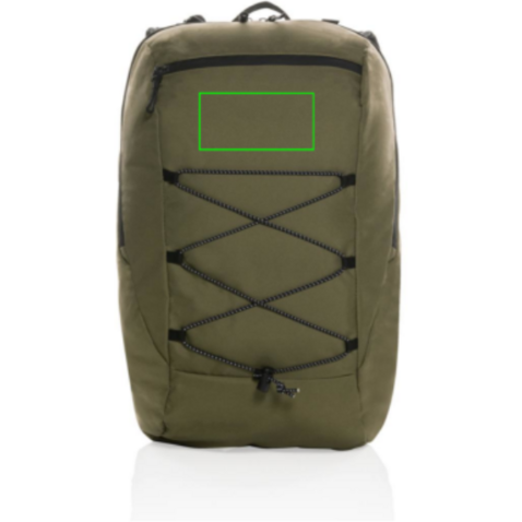 Impact AWARE™ Wanderrucksack 18L grün bedrucken, Art.-Nr. P762.807