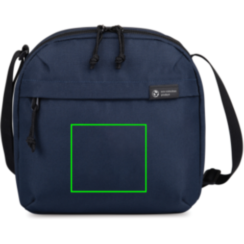 Renew AWARE™ rPET Lunch-Cooler navy blau bedrucken, Art.-Nr. 101032-410 Renew AWARE™ rPET Lunch-Cooler navy blau bedrucken, Art.-Nr. 101032-410