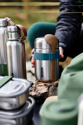 Black+Blum Food Flask 400ml turkis bedrucken, Art.-Nr. P439.0533 Black+Blum Food Flask 400ml turkis bedrucken, Art.-Nr. P439.0533